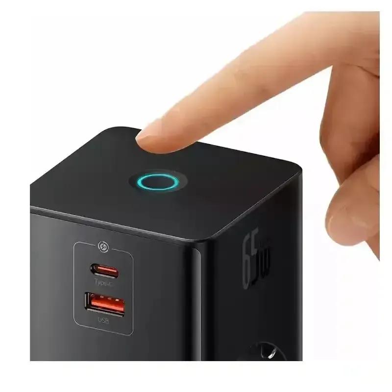 شارژر رومیزی باسئوس مدل Power Combo PSLR000301 با توان 65 وات image gallery