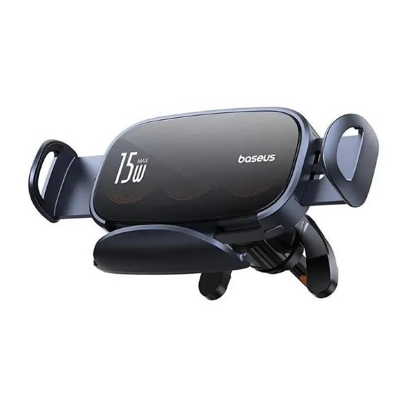 هولدر دریچه کولری و شارژر وایرلس بیسوس مدل 00- BS-CM029 LightChaser Series C40355901111 توان15 وات image gallery