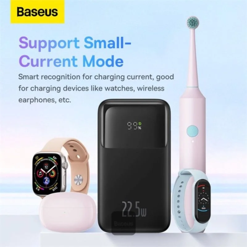 پاوربانک بیسوس مدل Baseus Comet PPMD020001 ظرفیت 10000mAh و توان 22.5W همراه با کابل - مشکی image gallery