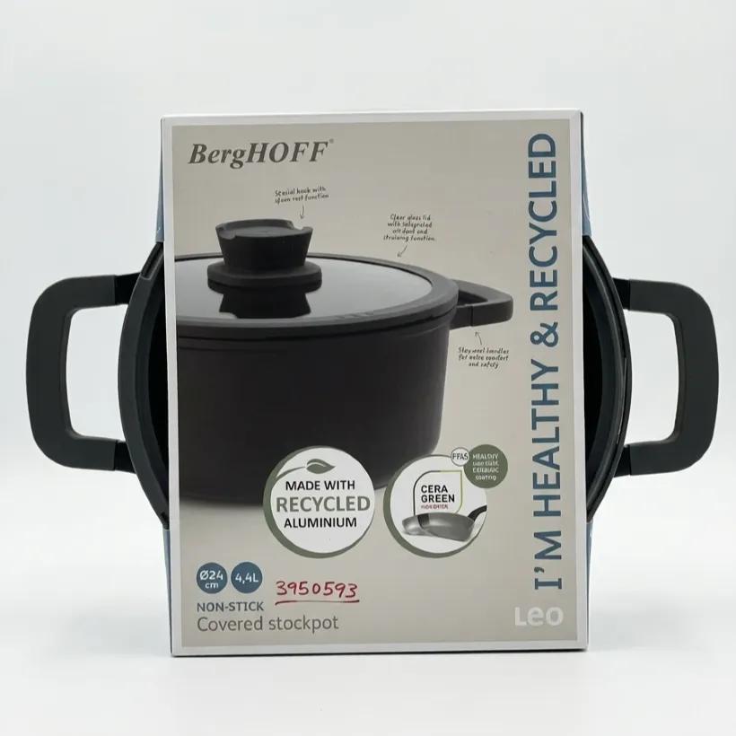قابلمه نچسب برگهف مدل +Covered stockpot BergHoff Leo STONE سایز 24cm image gallery