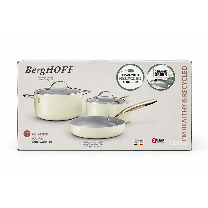 سرویس قابلمه و تابه نچسب 8 پارچه برگهف مدل CookWare BergHOFF AURA image gallery