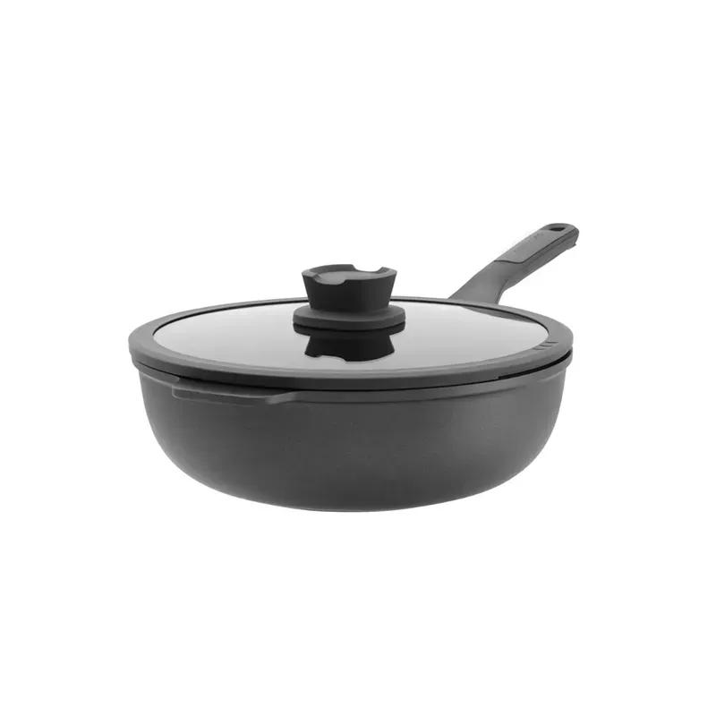 تابه ووک درب دار برگهف مدل Leo Stone سایز 30cm 5L