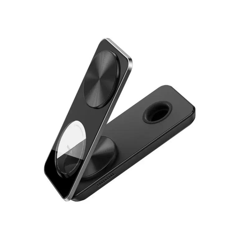 استند و شارژر وایرلس چندکاره مگ سیف مک دودو مدل CH-1150 توان 25 وات
