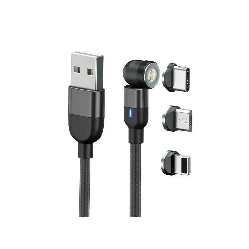 کابل شارژ 1 به 3  Magnet Rotating با طول 1 متر