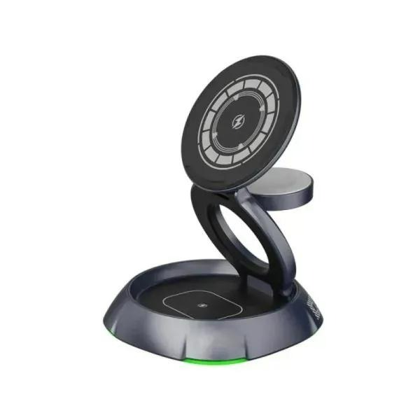 داک شارژ بی سیم  مدل CD72 قابل چرخش 3 در 1