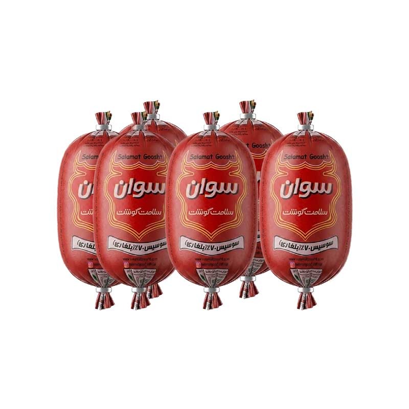 سوسیس بلغاری 70 درصد سوان وزن 1 کیلوگرم