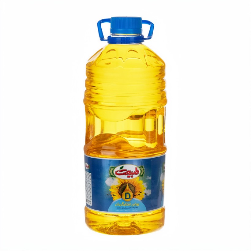 روغن مایع آفتابگردان طبیعت مخصوص پخت و پز و سالاد وزن 2700 گرمی
