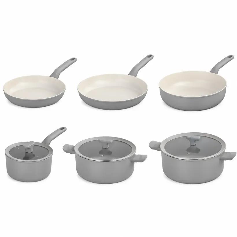 سرویس قابلمه و تابه 9 پارچه برگهف مدل CookWare BergHOFF Leo Balance