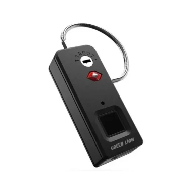 قفل اثر انگشتی گرین لاین مدل  Mini Fingerprint Padlock GNFPPDLKB