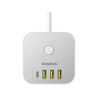 چند راهی و هاب شارژر 7 پورت باسئوس مدل  Baseus E00066401213-00 طول 1.5 متر توان 20 وات