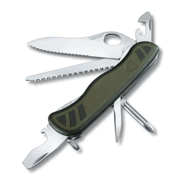 چاقوی شکاری 10 کاره ویکتورینوکس مدل Victorinox Swiss Soldier’s Knife 08 – 0.8461.MWCH مشکی و سبز