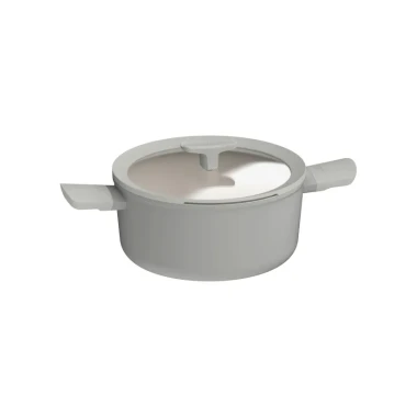 قابلمه نچسب برگهف مدل Covered stockpot BergHoff Leo Balance سایز24cm با دسته سیلیکونی