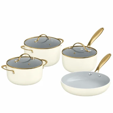 سرویس قابلمه و تابه نچسب 8 پارچه برگهف مدل CookWare BergHOFF AURA