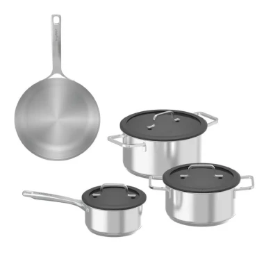 سرویس قابلمه و تابه 7 پارچه برگهف مدل CookWare BergHOFF Leo Culina
