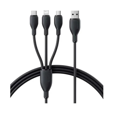 کابل شارژ باسئوس مدلBaseus CB000161 Ultra Fast 3 in 1 با طول 1.3 متر