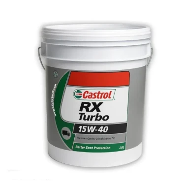 روغن موتور دیزلی کاسترول مدل  RX Turbo 15W40 API CI-4 بیست لیتری