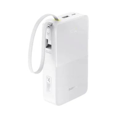 پاوربانک بیسوس مدل baseus EnerFill FC51 Bipow2 Pro E0027700 ظرفیت 20000mAh توان 22.5W – سفید