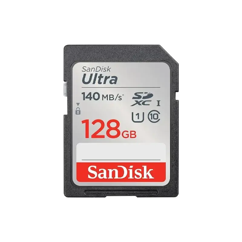 کارت حافظه سن دیسک مدل SanDisk Ultra SDXC UHS-GN6INسرعت 140 با ظرفیت 128 گیگابایت