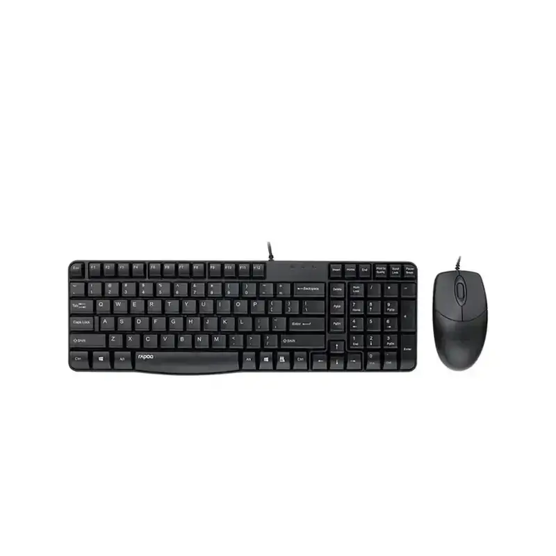 کیبورد باسیم رپو مدل Rapoo X120 به همراه ماوس