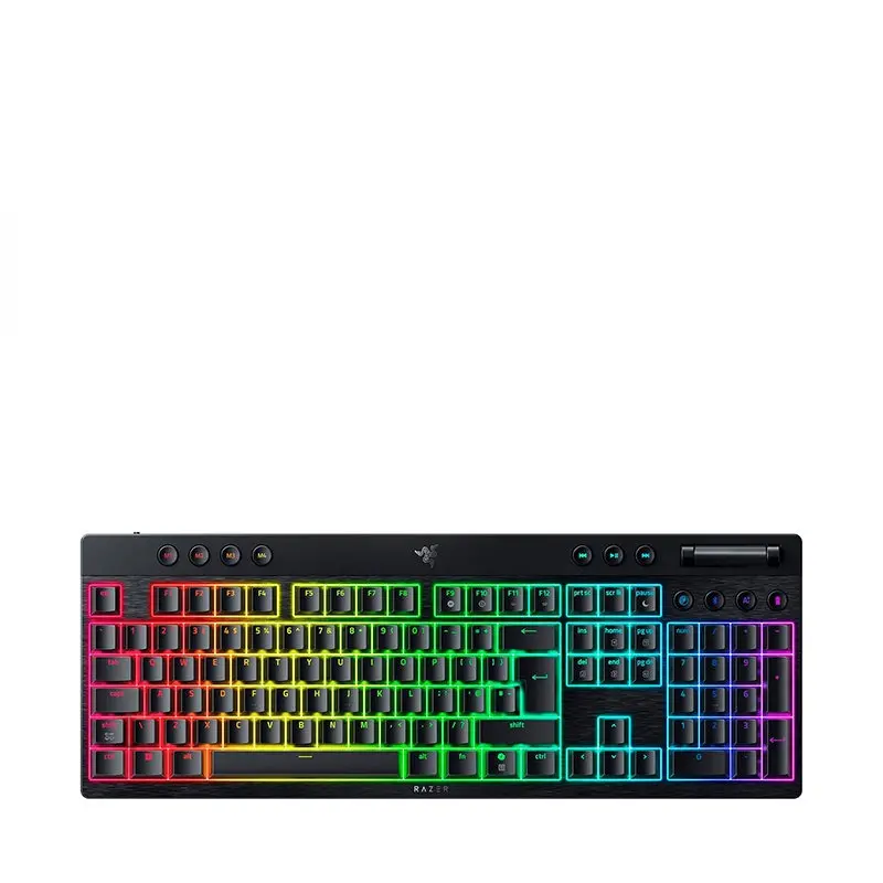 کیبورد گیمینگ ریزر مدلRazer BlackWidow V4 Low-Profile HyperSpeed