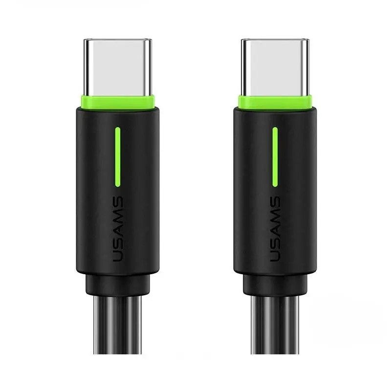 کابل شارژ USB-C to USB-C یوسمز مدلUSAMS US-SJ734 با طول 1 متر توان 60 وات