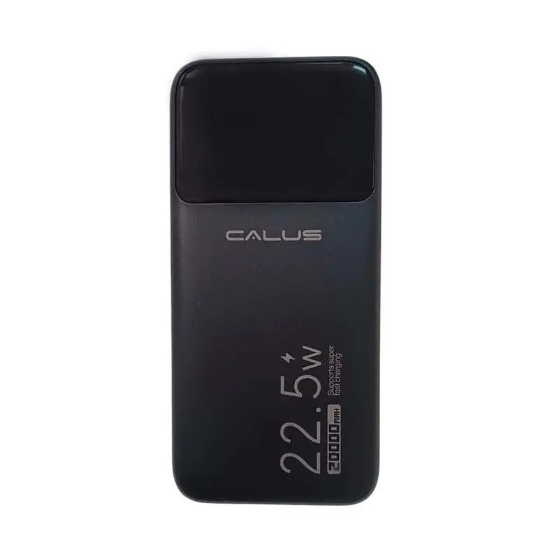 پاوربانک کالوس مدلCalus Fast208pro ظرفیت 20000 میلی‌آمپرساعت توان 22.5 وات